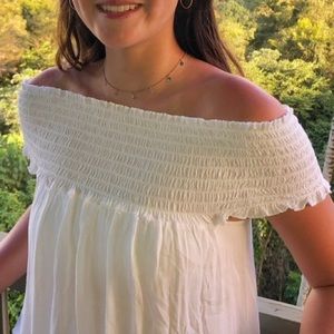 off the shoulder brandy melville (john galt) shirt